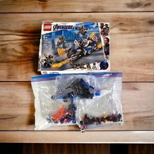 LEGO Marvel Avengers Captain‎ America Outriders Attack 76123 Toy Kids Set Kit